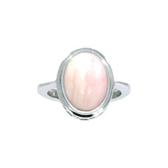 Anello in argento con Opale Pelle d'Angelo