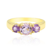 Anello in argento con Ametista Rose de France