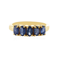 Anello in argento con Zaffiro Blu