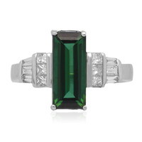 Anello in oro con Tormalina Verde (CIRARI)