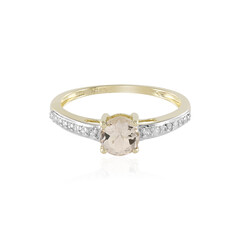 Anello in oro con Morganite del Madagascar