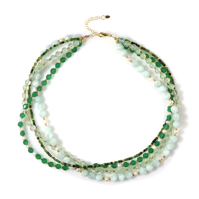 Collana in argento con Angelite Blu (Riya)