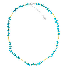 Collana in argento con Turchese Sleeping Beauty (Anne Bever)