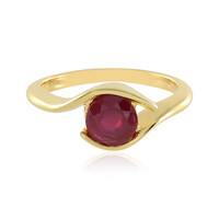Anello in argento con Rubino del Madagascar
