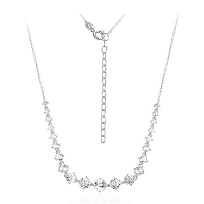 Collana in argento con Topazio Bianco (Adela Silber)