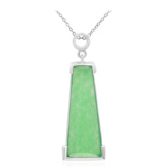 Collana in argento con Giada