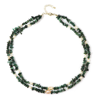 Collana in argento con Smeraldo Zambia