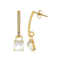 Orecchini in argento con Ametista Verde
