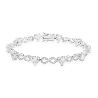 Bracciale in argento con Topazio Bianco