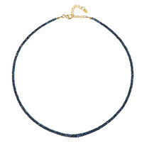 Collana in argento con Zaffiro della Birmania