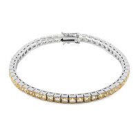 Bracciale in argento con Citrino