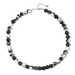 Collana in argento con Dolomite White Buffalo