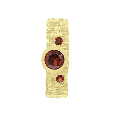 Ciondolo in argento con Granato Mozambico (MONOSONO COLLECTION)