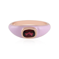 Anello in argento con Rodolite Lampone