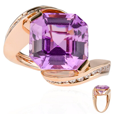 Anello in oro con Kunzite Patroke (de Melo)