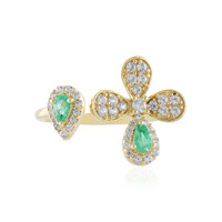 Anello in argento con Smeraldo Russo