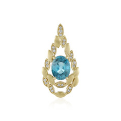 Ciondolo in oro con Zircone Ratanakiri (de Melo)