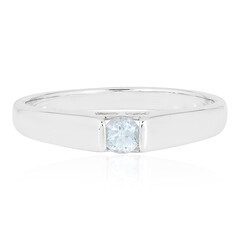 Anello in argento con Topazio Blu Cielo