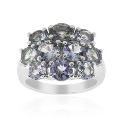 Anello in argento con Tanzanite (non riscaldata)