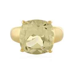 Anello in argento con Quarzo Limone