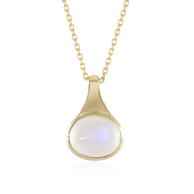 Collana in argento con Pietra di Luna Blu (KM by Juwelo)
