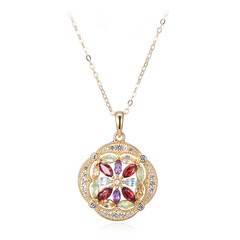 Collana in argento con Granato