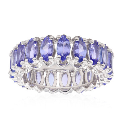 Anello in argento con Tanzanite