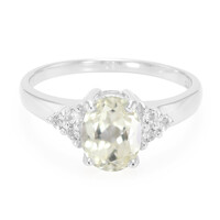Anello in argento con Kunzite Canarino