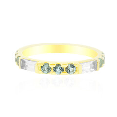 Anello in oro con Tormalina Paraiba Nigeriana