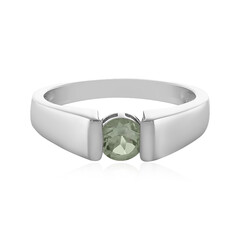 Anello in argento con Ametista Verde
