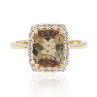 Anello in oro con Andalusite