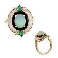 Anello in oro con Opale di Welo AAA (CIRARI)