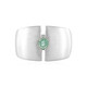 Anello in argento con Smeraldo Russo (de Melo)
