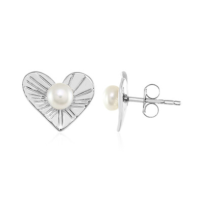 Orecchini in argento con Perla di Acqua Dolce