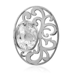 Ciondolo in argento con Quarzo Bianco