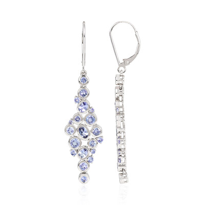 Orecchini in platino con Tanzanite (KM by Juwelo)