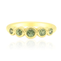 Anello in oro con Demantoide del Madagascar (John Ferry)