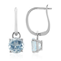 Orecchini in argento con Topazio Blu Cielo