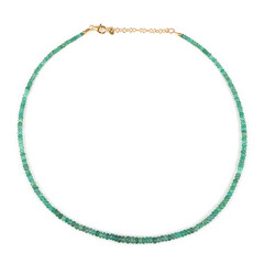 Collana in argento con Smeraldo Zambia