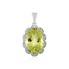 Ciondolo in argento con Quarzo Limone
