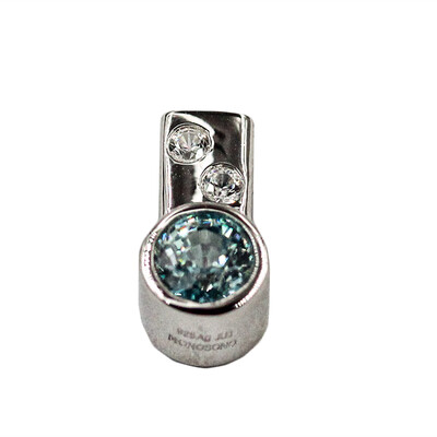 Ciondolo in argento con Zircone Ratanakiri (MONOSONO COLLECTION)