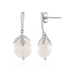 Orecchini in argento con Quarzo Rosa