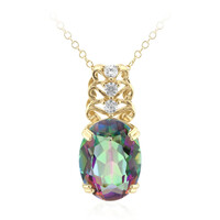 Collana in argento con Quarzo Mistico