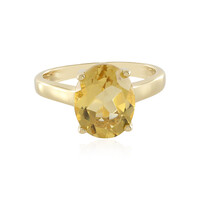 Anello in argento con Quarzo Champagne