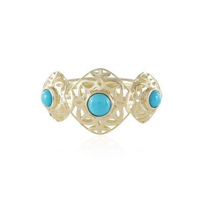 Anello in oro con Turchese Sleeping Beauty (Ornaments by de Melo)