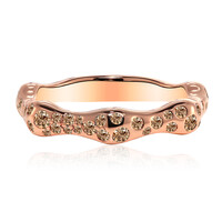 Anello in oro con Diamante Rose de France SI1 di Argyle