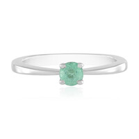Anello in argento con Smeraldo Colombiano
