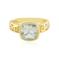 Anello in argento con Ametista Verde