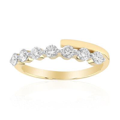 Anello in oro con Diamante VVS1 (G) (Annette)