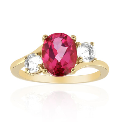 Anello in argento con Topazio Rosa